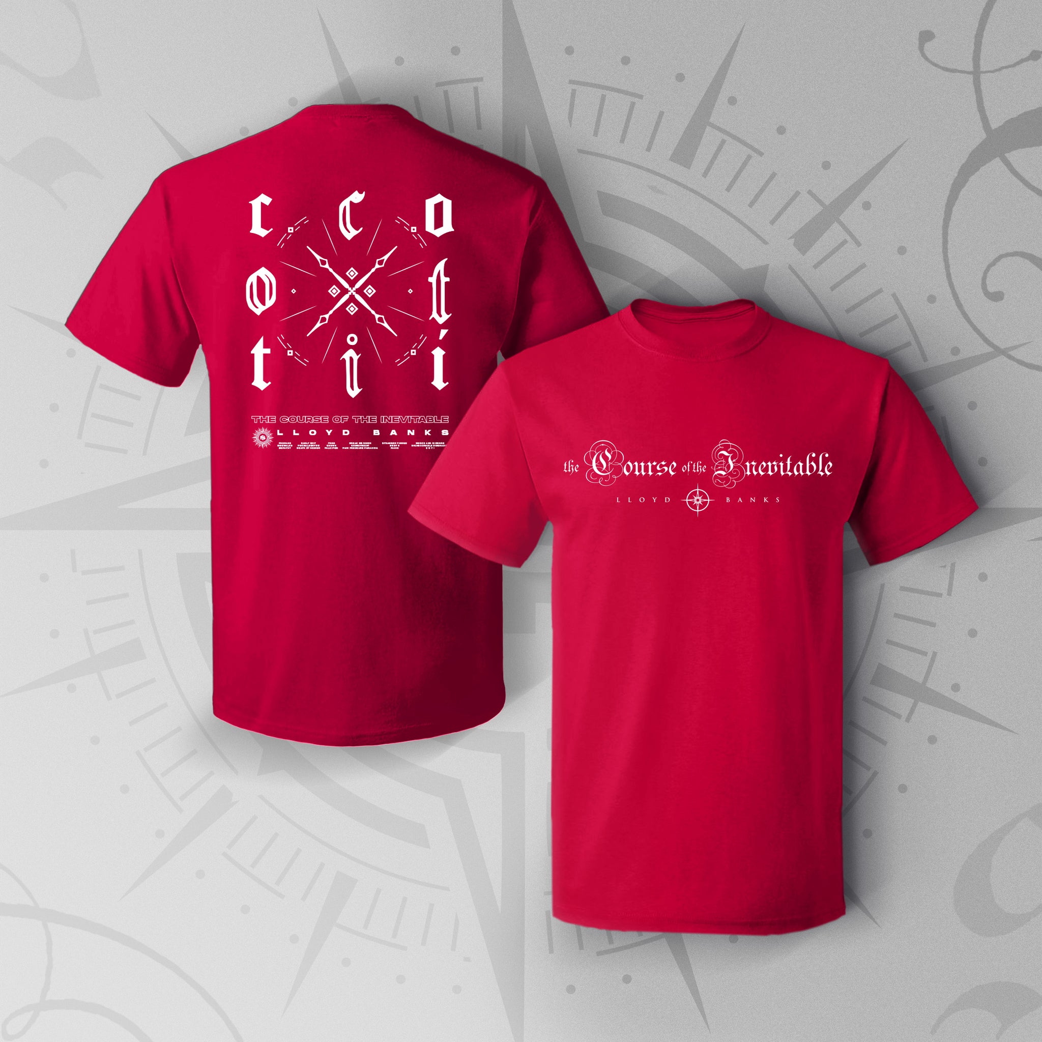 COTI Cardinal Red T-Shirt – BVNKVAULT - Official Lloyd Banks Store